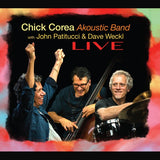 Chick Corea Akoustic Band LIVE 2-CD album cover art