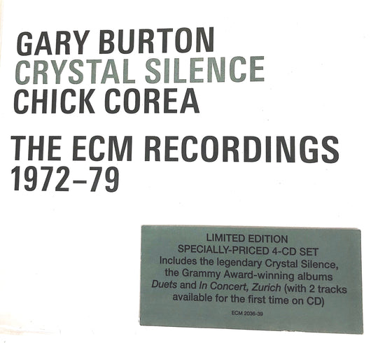 Chick Corea Gary Burton Crystal Silence ECM Recordings 1972-79 (4-CD Box Set)