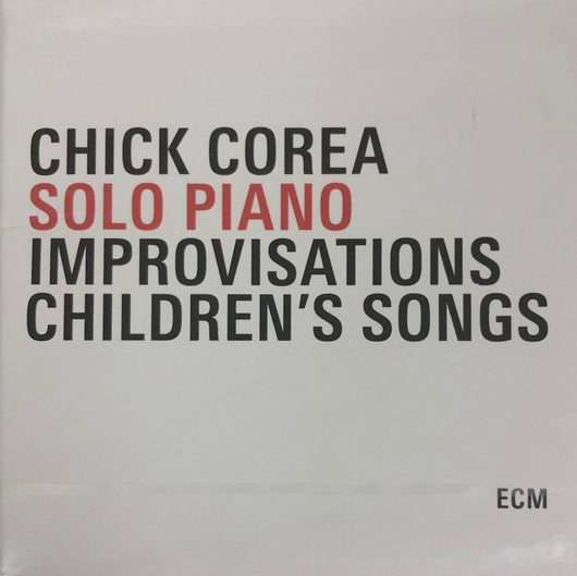 CHICK COREA SOLO PIANO IMPROVISATIONS (3-CD Set)
