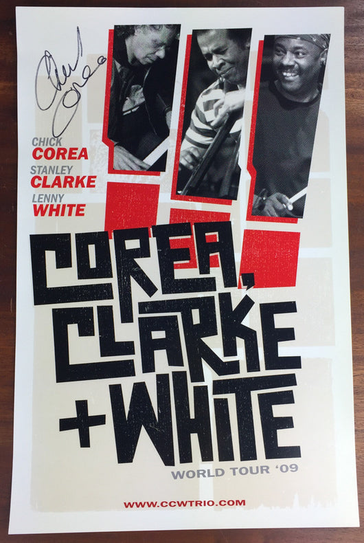 Corea, Clarke & White: World Tour '09 Poster