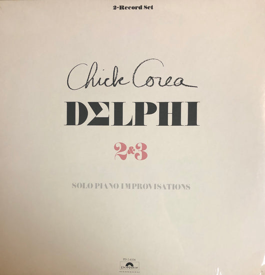Chick Corea Delphi 2&3 (2LPs) Solo Piano Improvisation